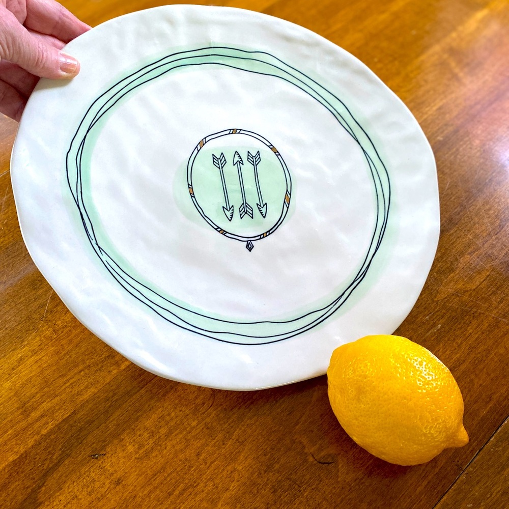 Creative Co-Op 11 inch stone wear plate